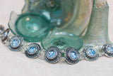 Silver 925 roman glass bracelets